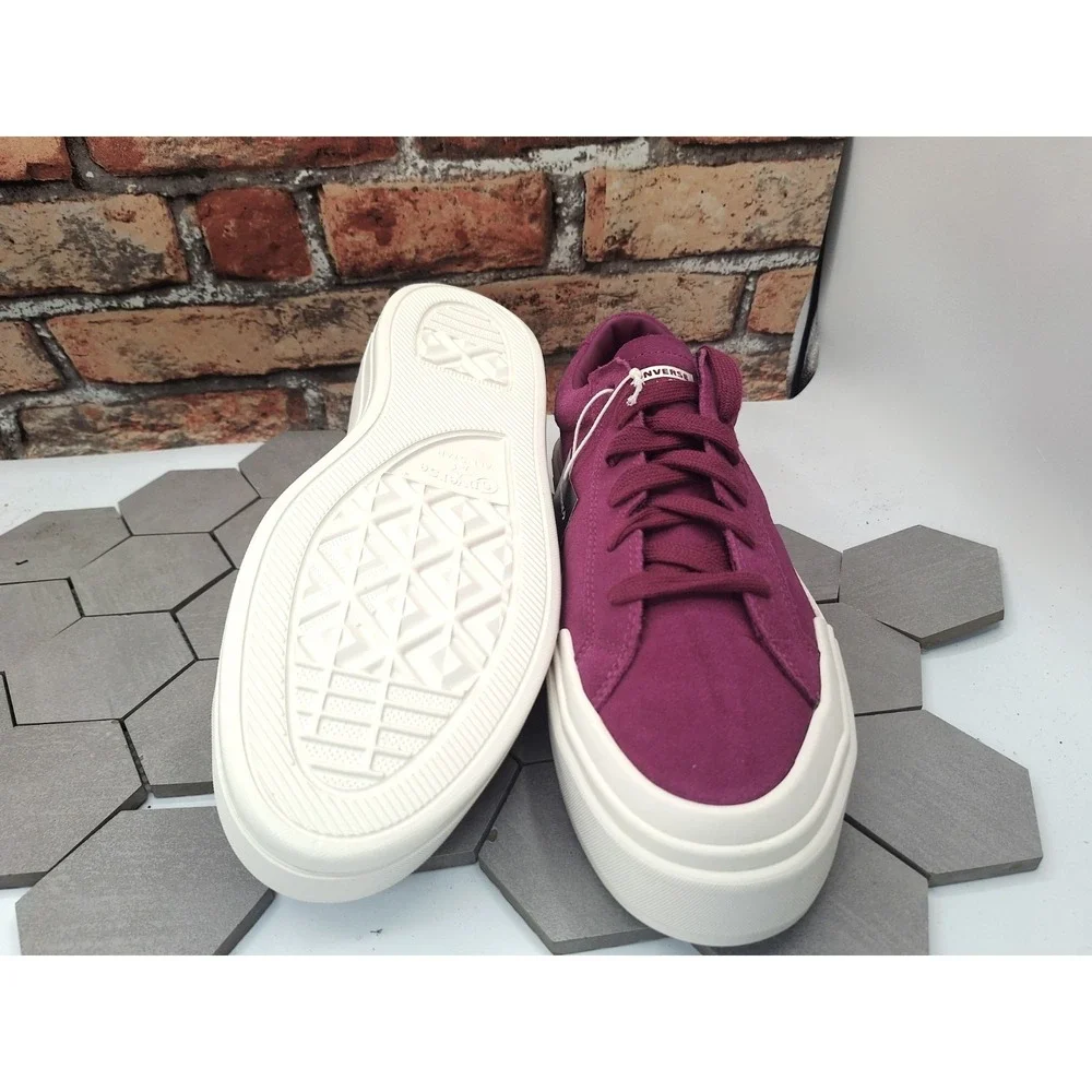 Converse CTAS Cruise Ox Quantum Violet Suede Platform Sneakers Men 11.5 Women 13 - Picture 8 of 12